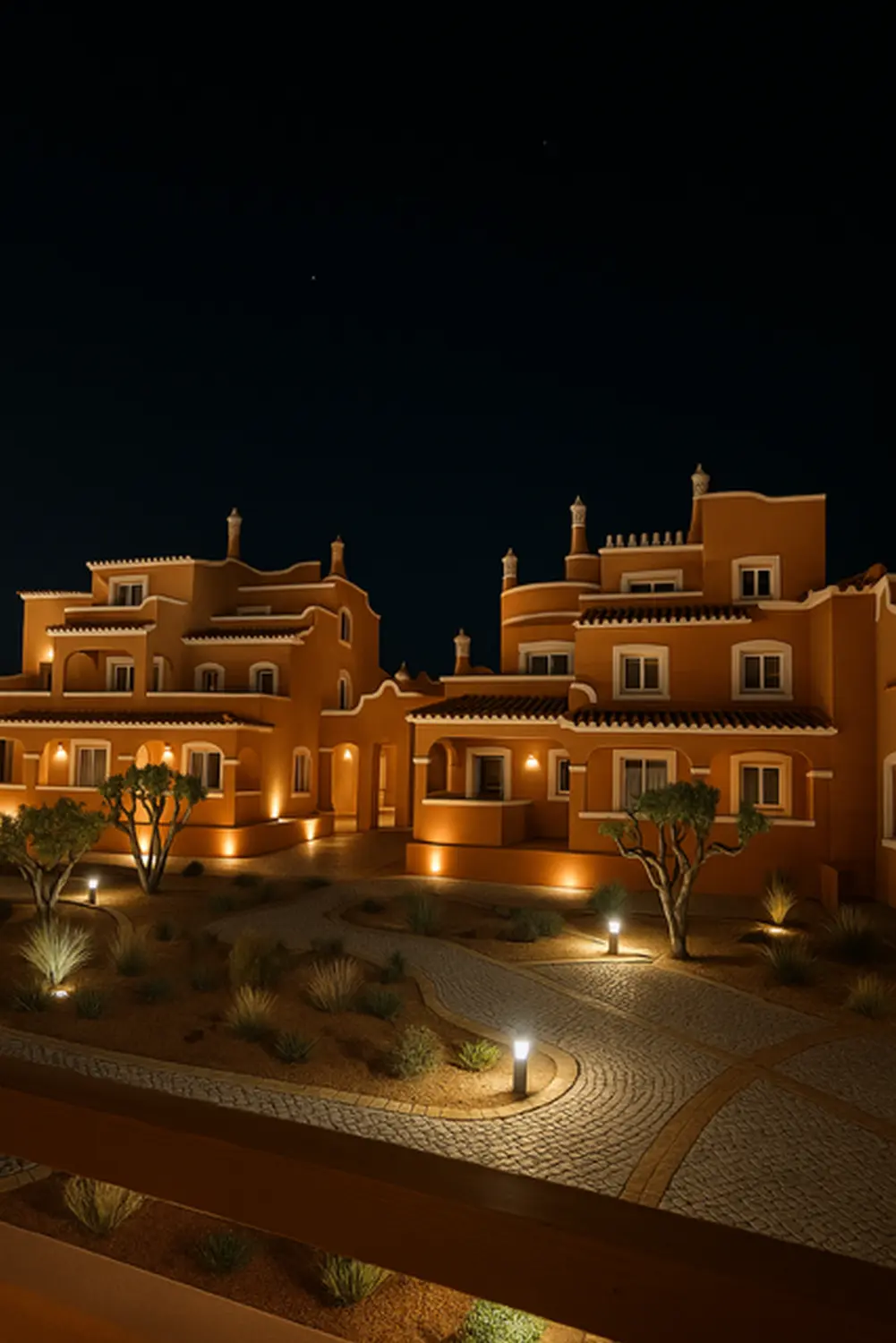 Gated Community bei Nacht  von DeCaNa Prestige