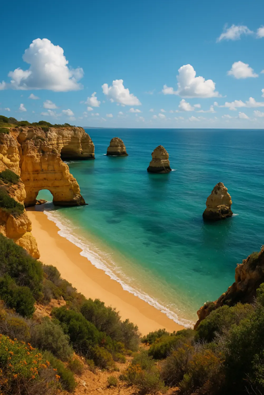 Felsenformation der Algarve Von DeCaNa Prestige